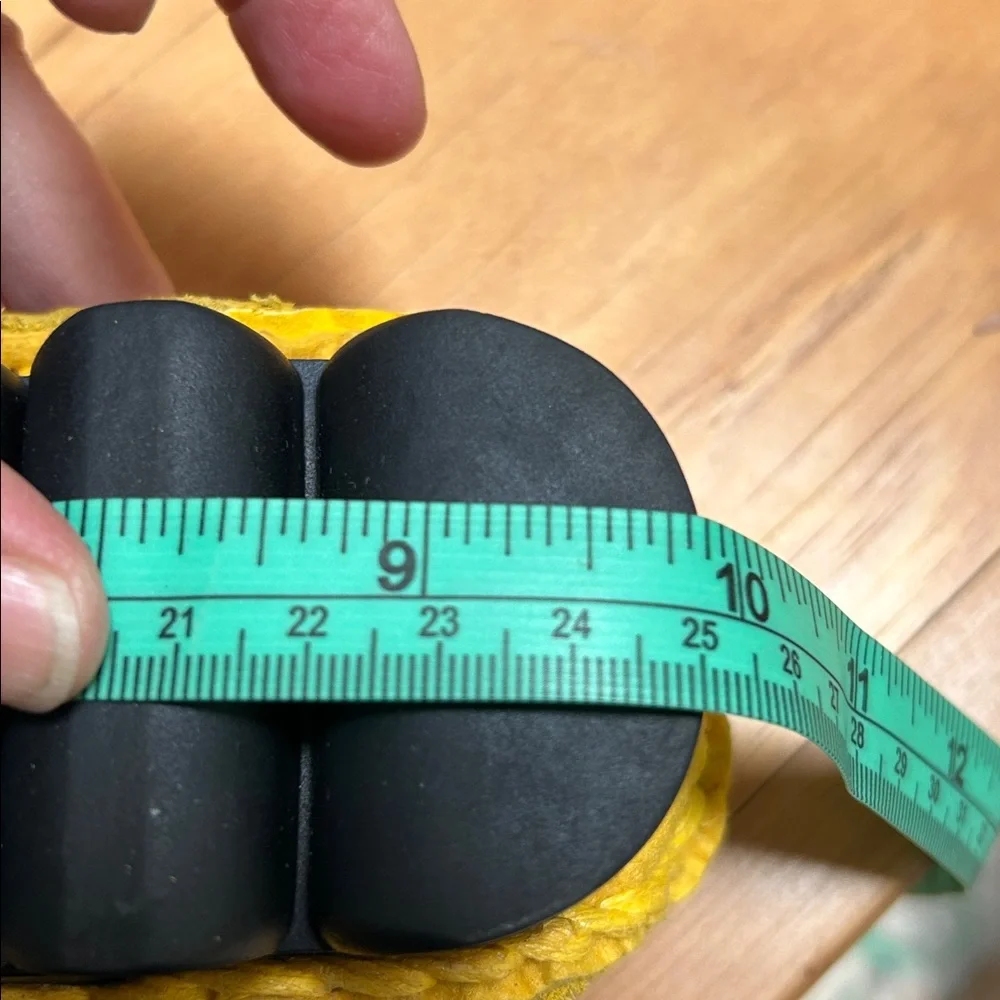 Socofy Women’s Leather Flex Slip On Floral Shoes size 8 - Yellow and Green - Picture 12 of 13